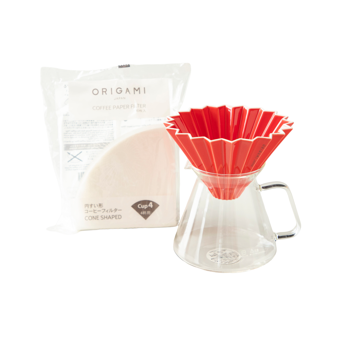 ORIGAMI-Kit / Dripper Gr. M RED + Server + Filter
