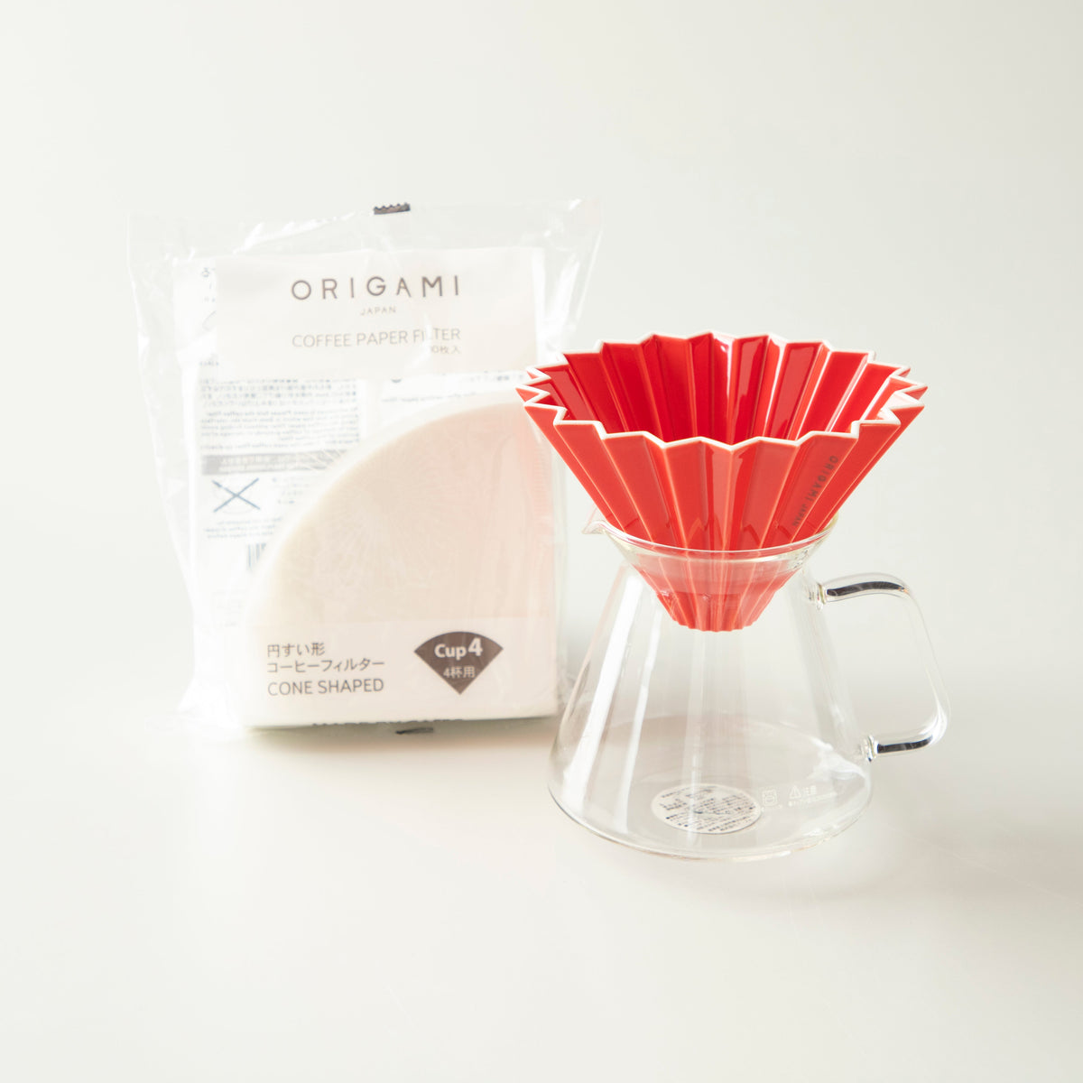 ORIGAMI-Kit / Dripper Gr. M RED + Server + Filter
