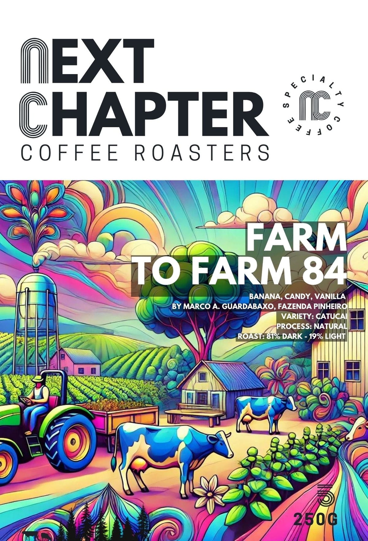 Versand NEXT CHAPTER: FARM TO FARM 84 SIGNATURE ESPRESSO BANANE - CANDY - VANILLE