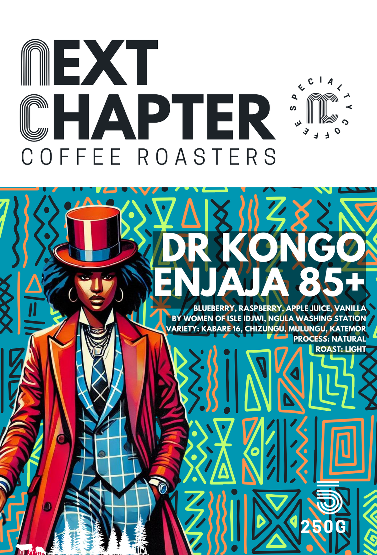 Versand NEXT CHAPTER: DEMOKRATISCHE REPUBLIK KONGO ENJAJA 85+ (ORGANIC) BLAUBEERE - HIMBEERE - APFELSAFT - VANILLE